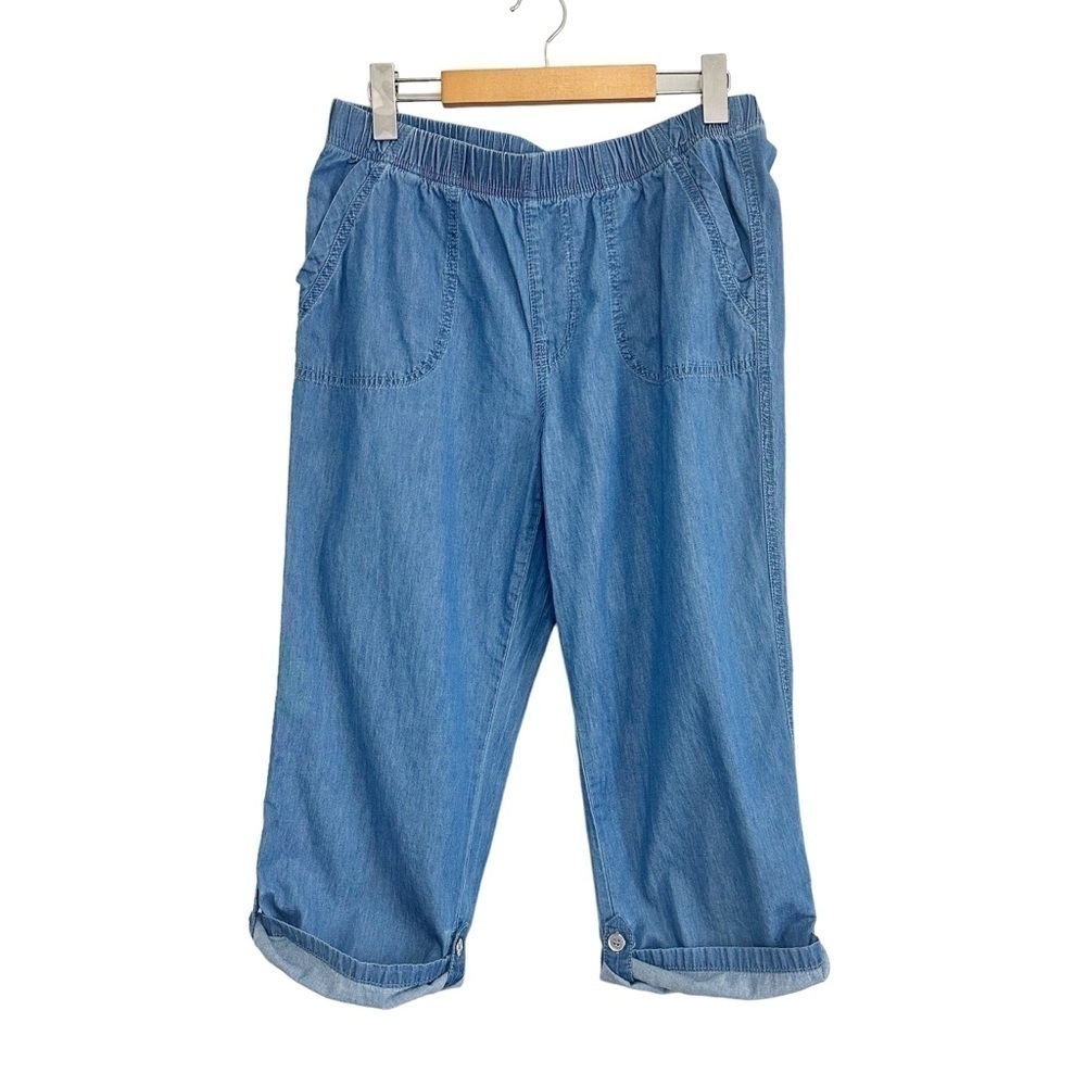 Northern Reflections Casual Lightweight Denim Capri Size S
